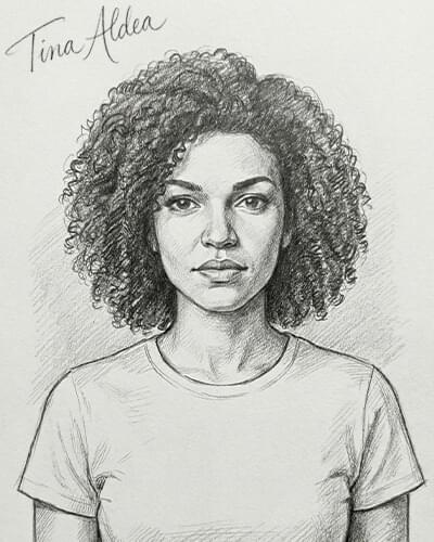 Soulmate sketch sample published by Tina Aldea