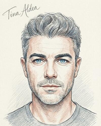 Soulmate sketch sample published by Tina Aldea