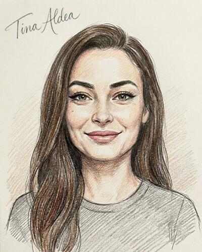 Soulmate sketch sample published by Tina Aldea